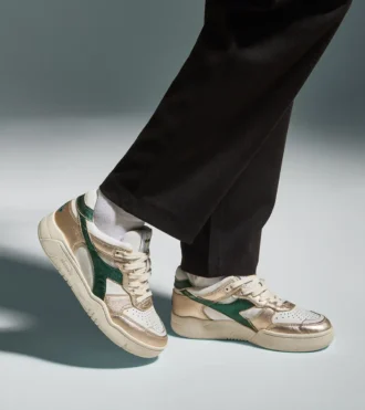 B.560 Metallic Mix Wn Heritage leather sneaker