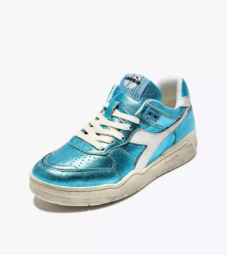 B.560 Metallic Wn Heritage leather sneaker