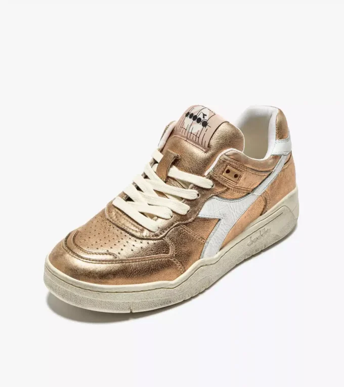 B.560 Metallic Wn Heritage leather sneaker