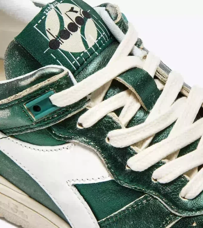 B.560 Metallic Wn Heritage leather sneaker