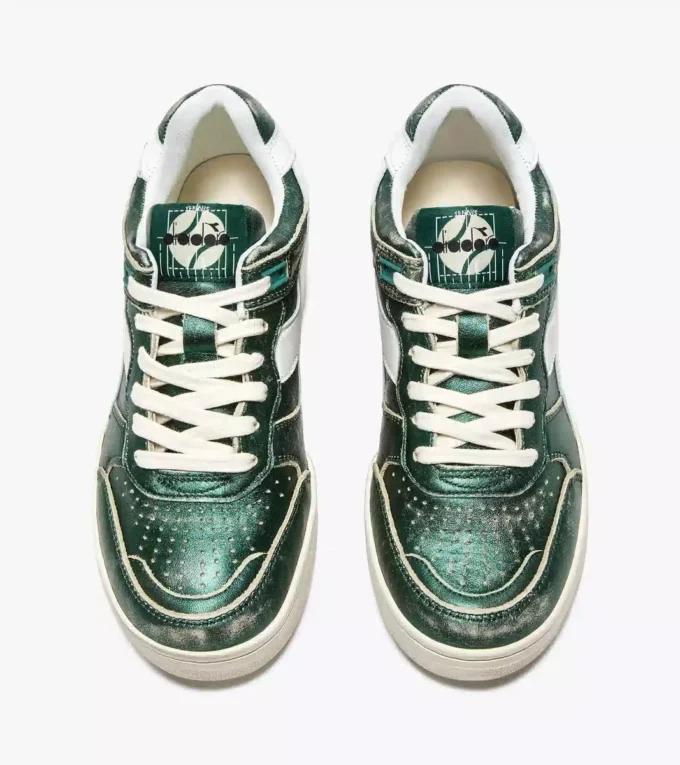 B.560 Metallic Wn Heritage leather sneaker