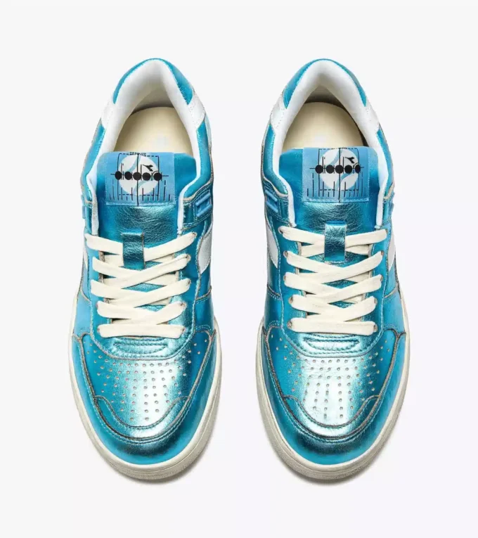 B.560 Metallic Wn Heritage leather sneaker