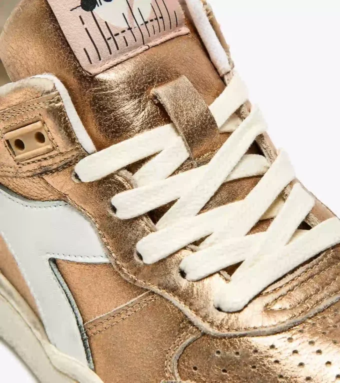 B.560 Metallic Wn Heritage leather sneaker