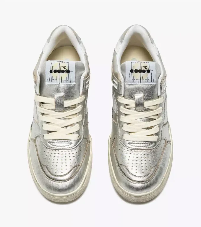 B.560 Metallic Wn Heritage leather sneaker