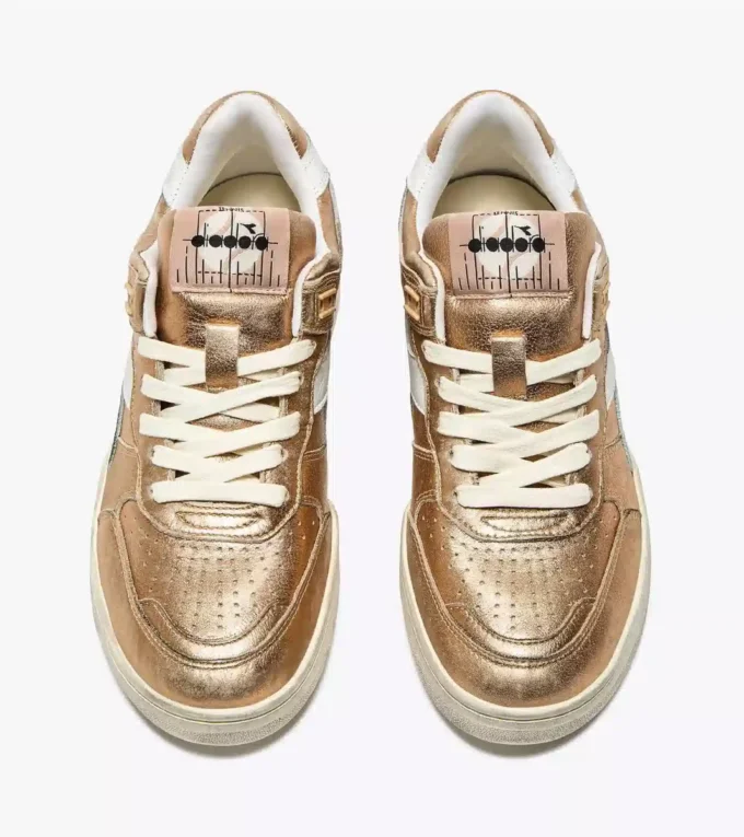 B.560 Metallic Wn Heritage leather sneaker