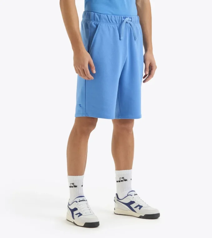 Bermuda Athl. Logo French terry cotton bermuda shorts – Gender Neutral