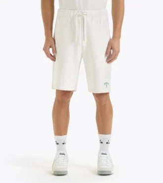 Bermuda Athl. Logo French terry cotton bermuda shorts – Gender Neutral
