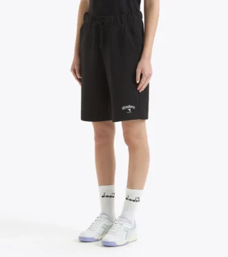 Bermuda Athl. Logo French terry cotton bermuda shorts – Gender Neutral