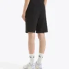 Bermuda Athl. Logo French terry cotton bermuda shorts – Gender Neutral