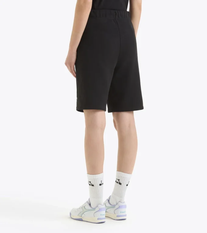 Bermuda Athl. Logo French terry cotton bermuda shorts – Gender Neutral