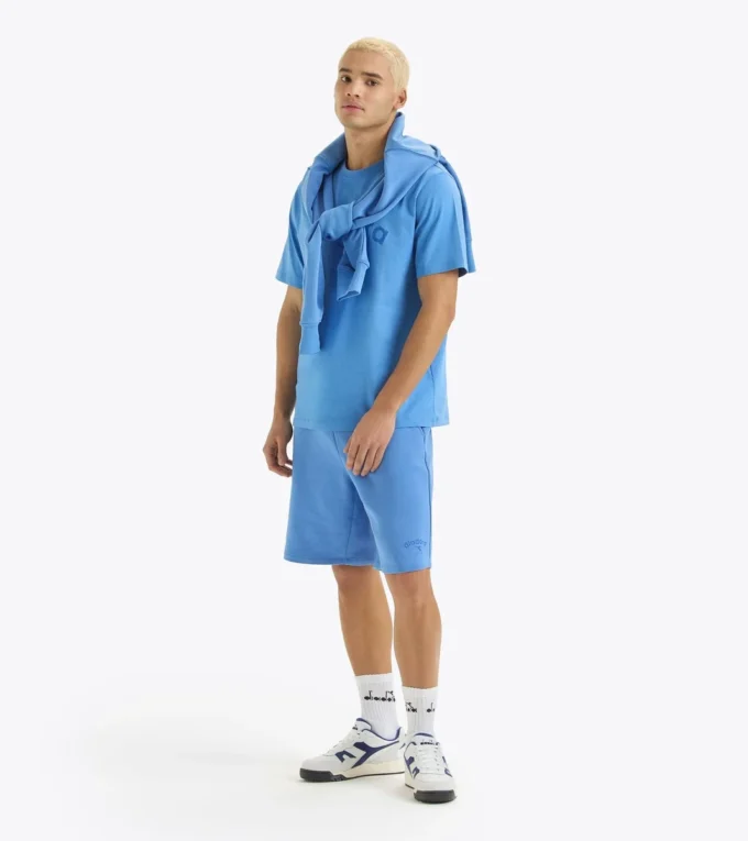 Bermuda Athl. Logo French terry cotton bermuda shorts – Gender Neutral