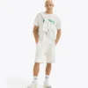 Bermuda Athl. Logo French terry cotton bermuda shorts – Gender Neutral