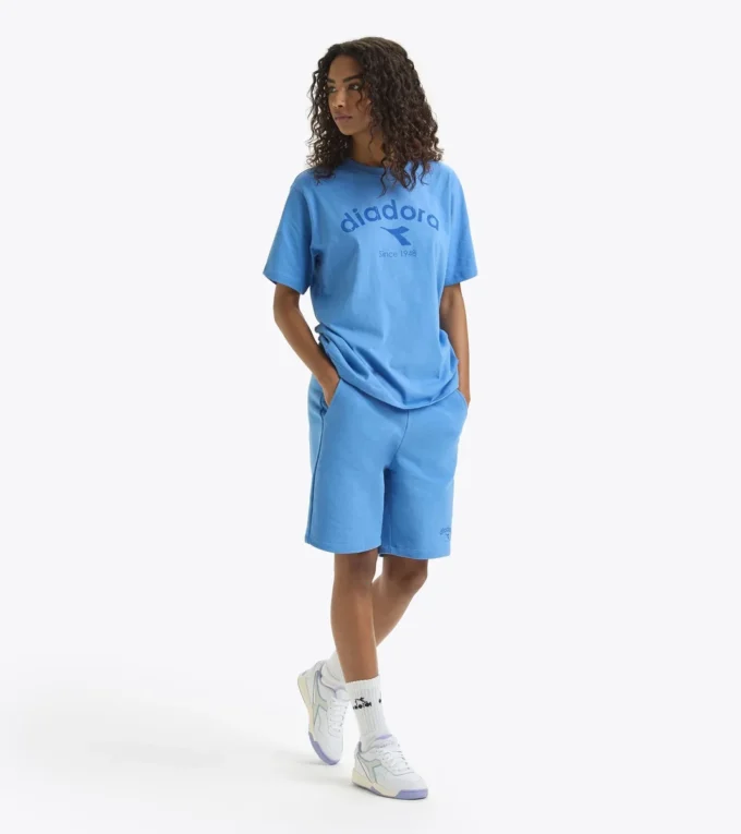 Bermuda Athl. Logo French terry cotton bermuda shorts – Gender Neutral