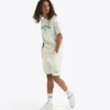 Bermuda Athl. Logo French terry cotton bermuda shorts – Gender Neutral