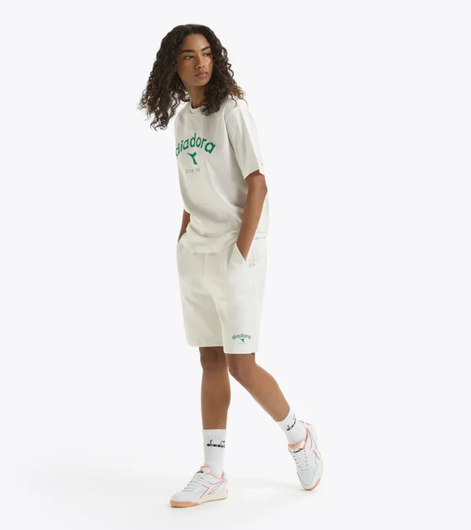 Bermuda Athl. Logo French terry cotton bermuda shorts – Gender Neutral