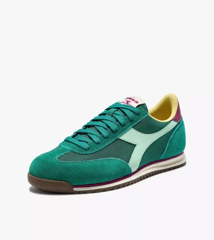 Cross Low-profile suede sneaker