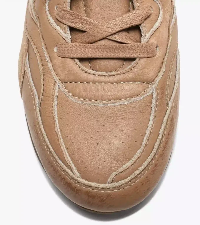 Equipe Revenge Dune Used Italia Heritage Leather Sneakers – Low Profile Equipe Revenge Dune Used Italia Heritage Leather Sneakers – Low Profile