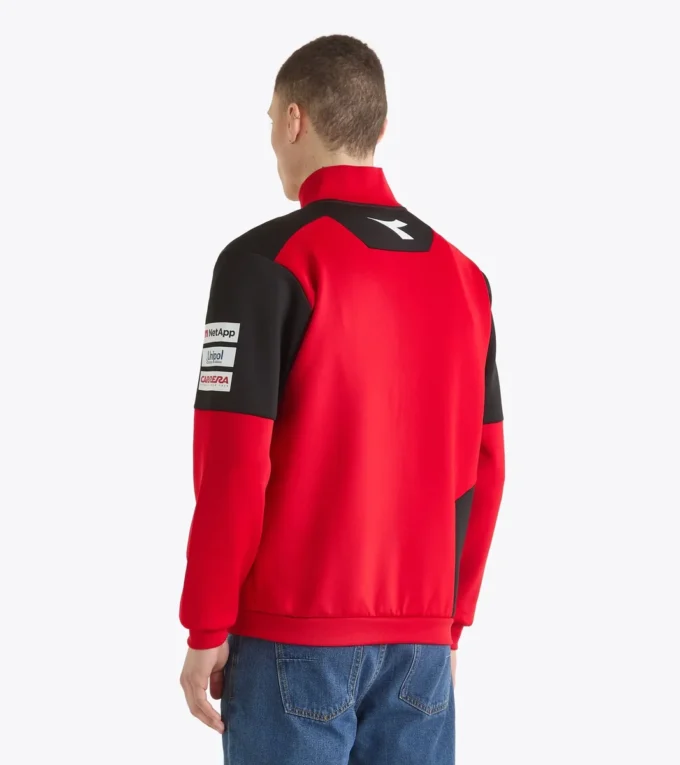 Full-Zip Ducati Replica Mgp25 Sporty Ducati 2025 MotoGP replica full-zip sweatshirt Full-Zip Ducati Replica Mgp25 Sporty Ducati 2025 MotoGP replica full-zip sweatshirt