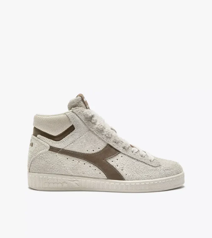 Game High Suede Waxed High-top retro-tennis sneaker Game High Suede Waxed High-top retro-tennis sneaker