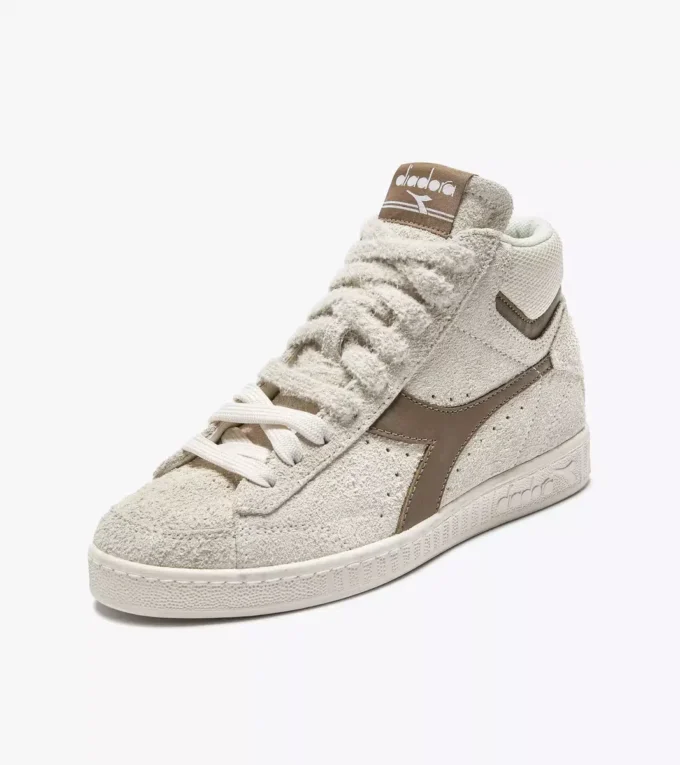 Game High Suede Waxed High-top retro-tennis sneaker Game High Suede Waxed High-top retro-tennis sneaker