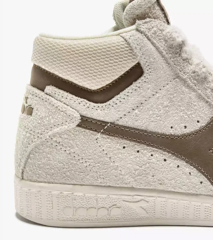 Game High Suede Waxed High-top retro-tennis sneaker Game High Suede Waxed High-top retro-tennis sneaker