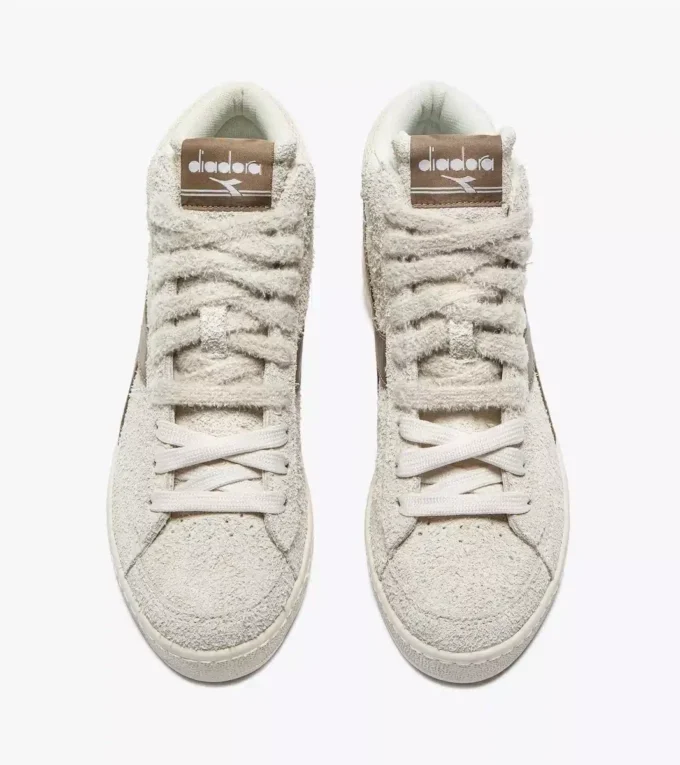 Game High Suede Waxed High-top retro-tennis sneaker Game High Suede Waxed High-top retro-tennis sneaker
