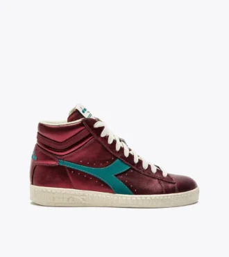 Game L High Metallic Wn Leather sports sneakers