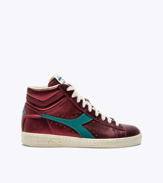 Game L High Metallic Wn Leather sports sneakers
