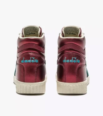 Game L High Metallic Wn Leather sports sneakers