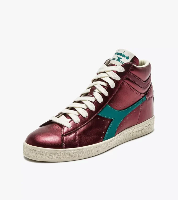 Game L High Metallic Wn Leather sports sneakers