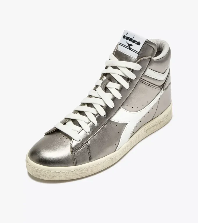 Game L High Metallic Wn Leather sports sneakers