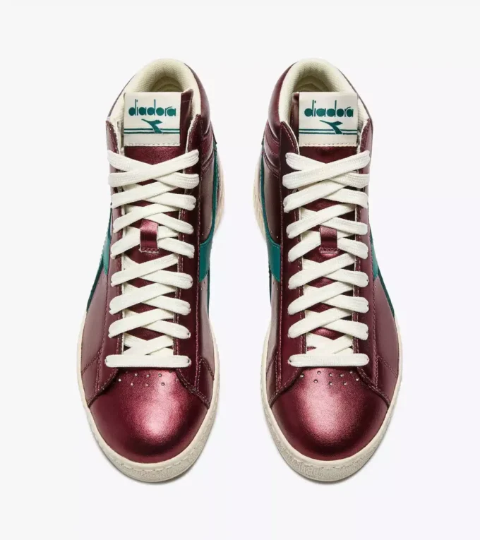Game L High Metallic Wn Leather sports sneakers