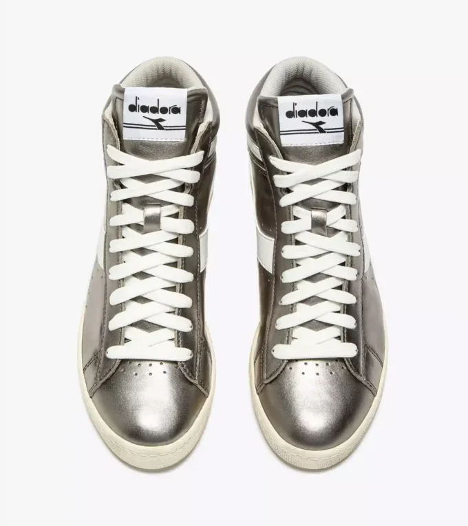 Game L High Metallic Wn Leather sports sneakers
