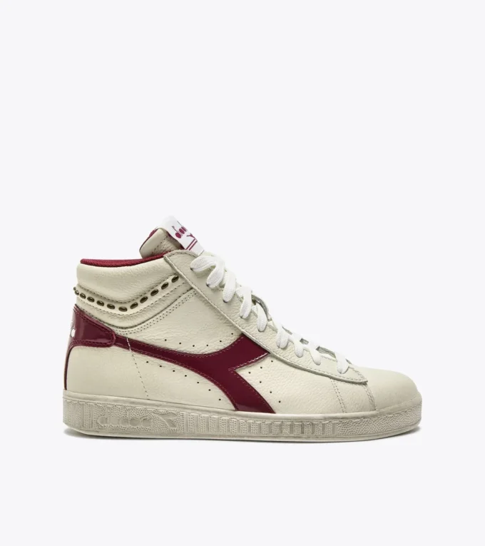 Game L High Waxed Studs Wn High-top retro-tennis sneaker Game L High Waxed Studs Wn High-top retro-tennis sneaker