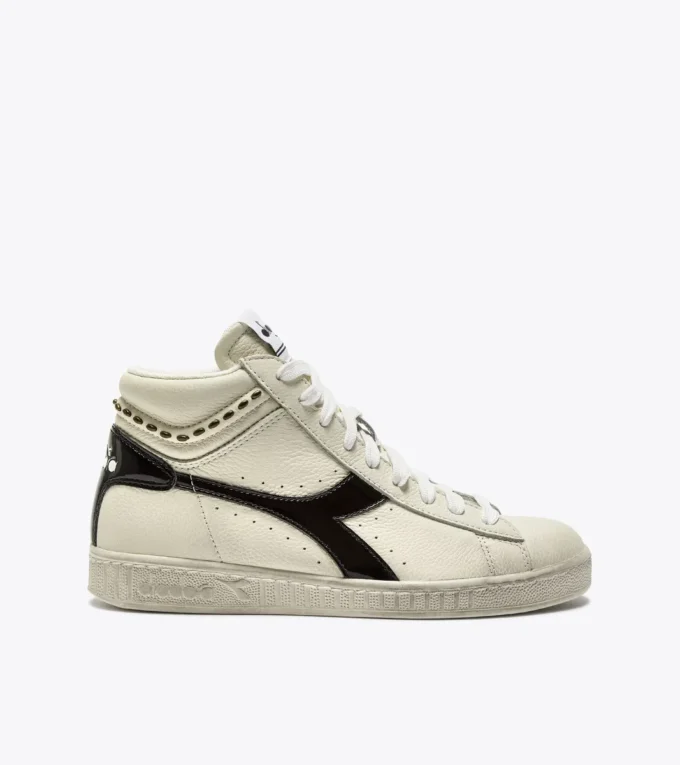 Game L High Waxed Studs Wn High-top retro-tennis sneaker Game L High Waxed Studs Wn High-top retro-tennis sneaker