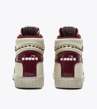 Game L High Waxed Studs Wn High-top retro-tennis sneaker