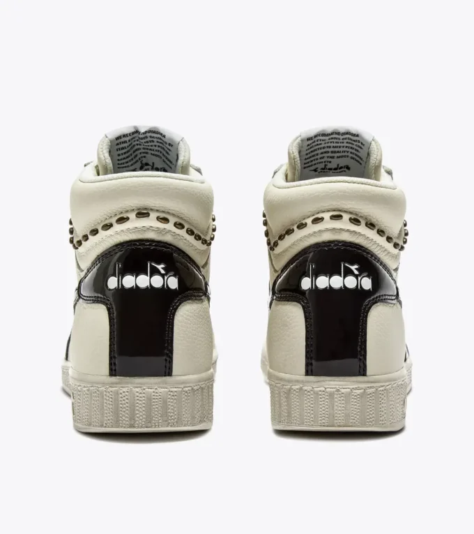 Game L High Waxed Studs Wn High-top retro-tennis sneaker Game L High Waxed Studs Wn High-top retro-tennis sneaker