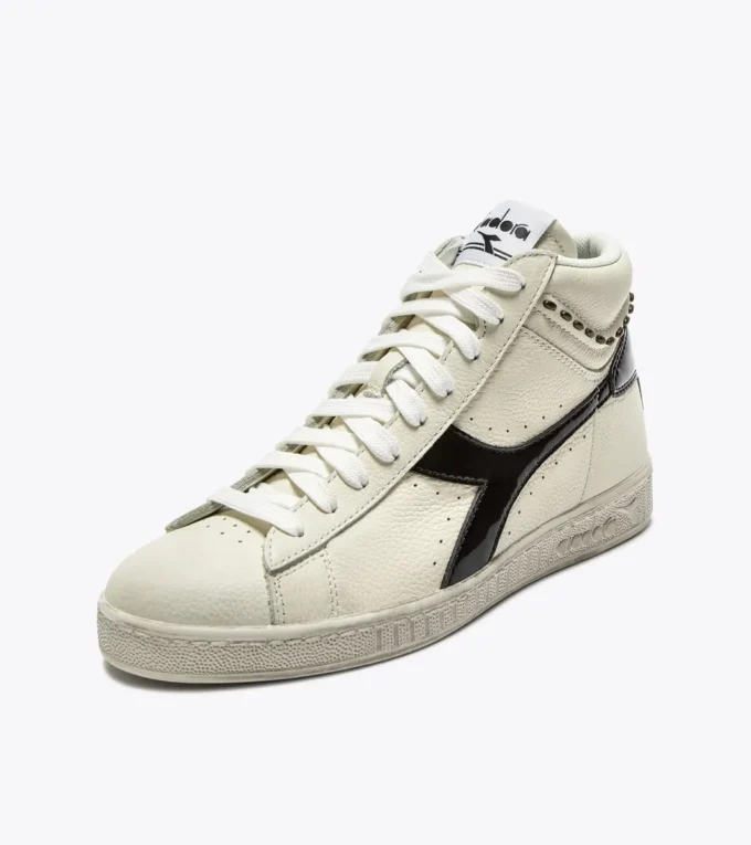 Game L High Waxed Studs Wn High-top retro-tennis sneaker Game L High Waxed Studs Wn High-top retro-tennis sneaker