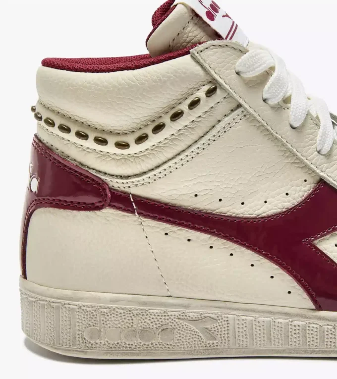 Game L High Waxed Studs Wn High-top retro-tennis sneaker Game L High Waxed Studs Wn High-top retro-tennis sneaker
