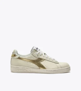 Game L Low Waxed Metal Wn Leather sports sneakers