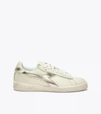 Game L Low Waxed Metal Wn Leather sports sneakers