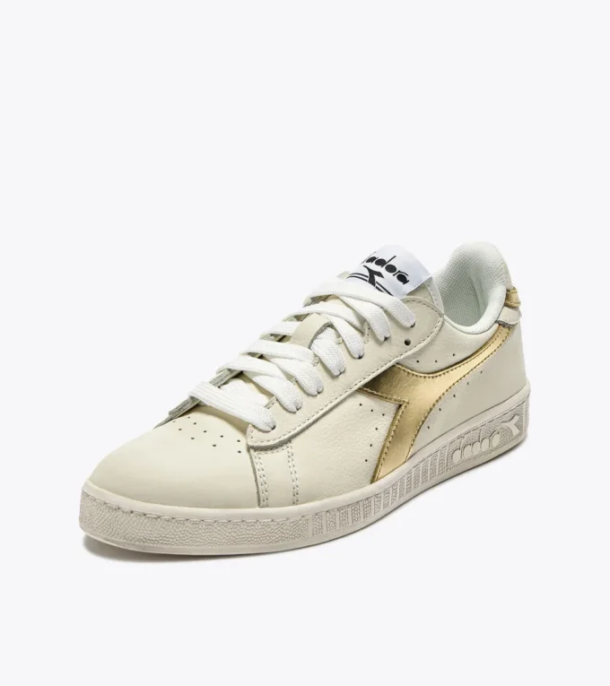 Game L Low Waxed Metal Wn Leather sports sneakers