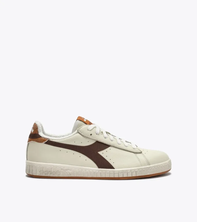 Game Low Stripes Waxed Retro-tennis sneaker Game Low Stripes Waxed Retro-tennis sneaker