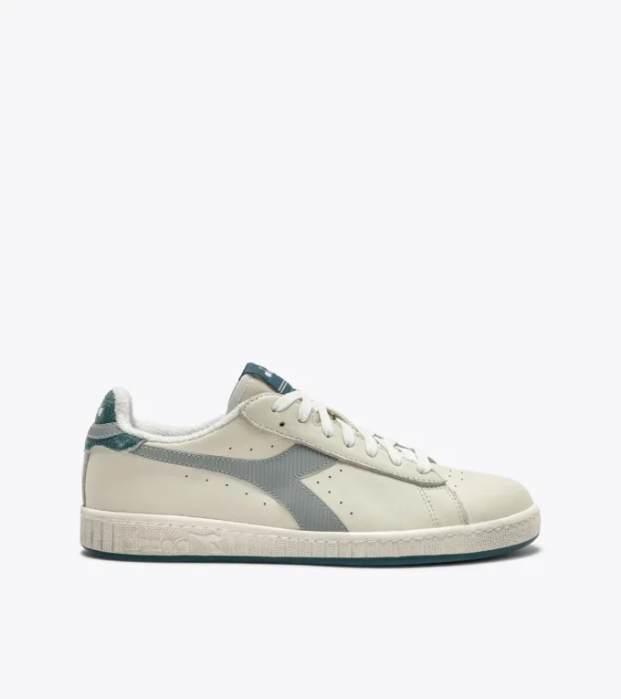 Game Low Stripes Waxed Retro-tennis sneaker Game Low Stripes Waxed Retro-tennis sneaker