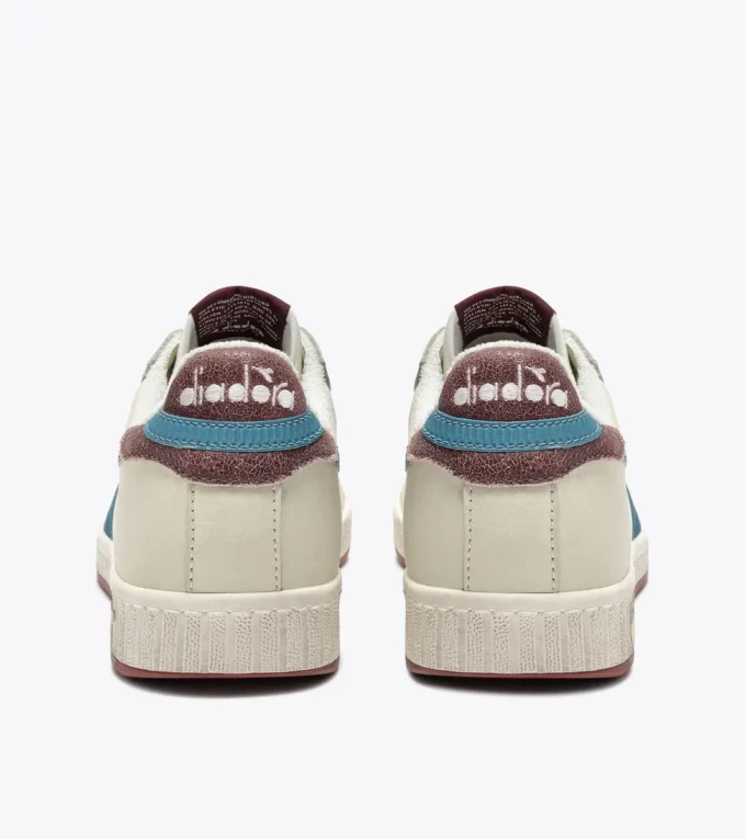 Game Low Stripes Waxed Retro-tennis sneaker Game Low Stripes Waxed Retro-tennis sneaker
