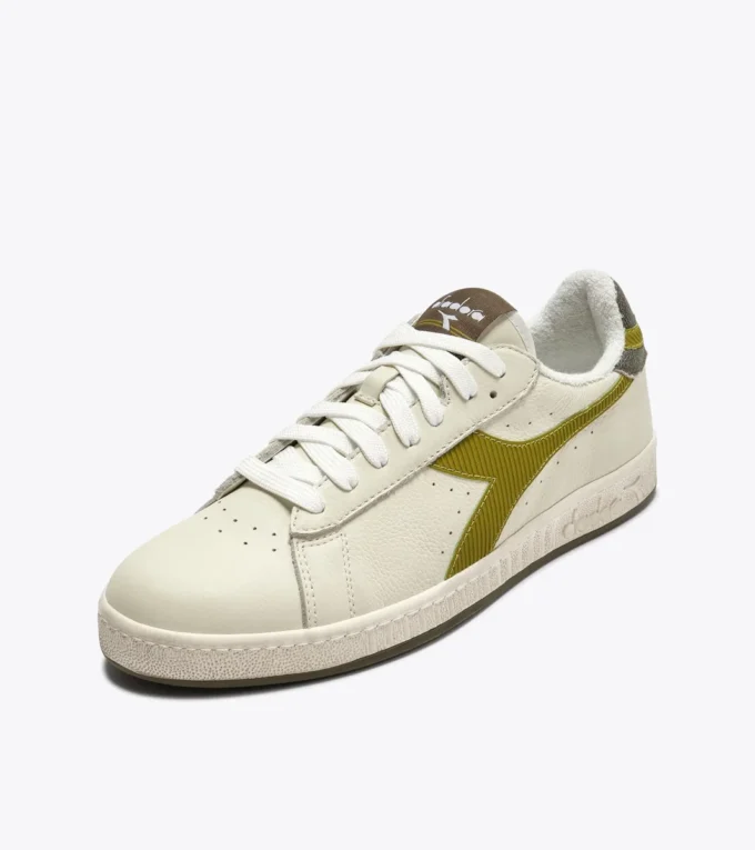 Game Low Stripes Waxed Retro-tennis sneaker Game Low Stripes Waxed Retro-tennis sneaker