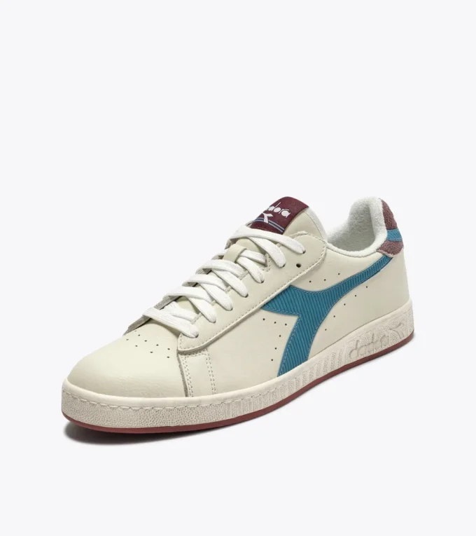 Game Low Stripes Waxed Retro-tennis sneaker Game Low Stripes Waxed Retro-tennis sneaker
