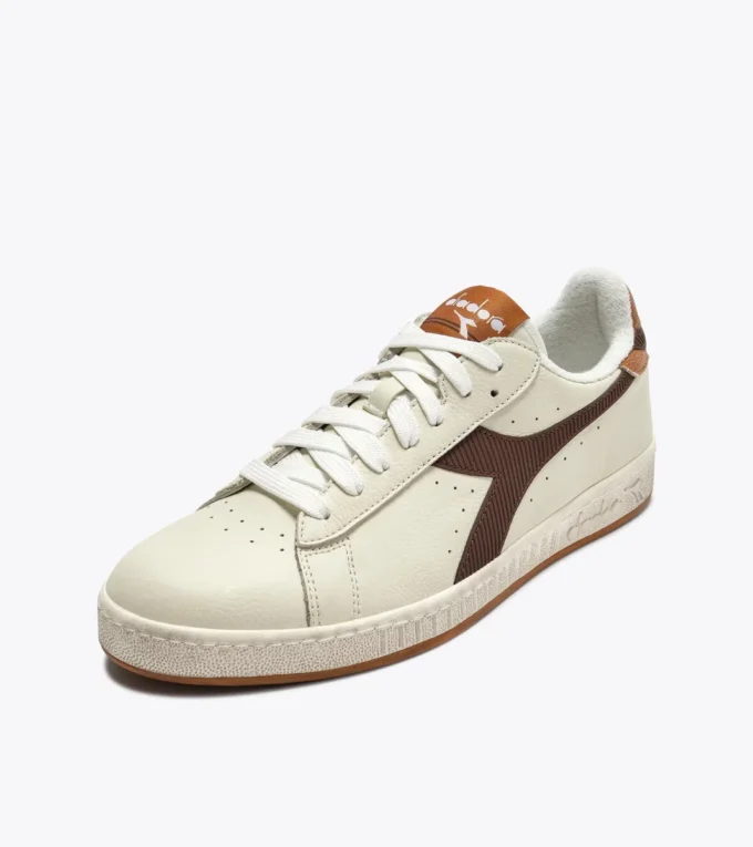 Game Low Stripes Waxed Retro-tennis sneaker Game Low Stripes Waxed Retro-tennis sneaker