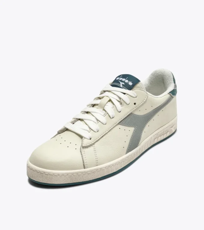 Game Low Stripes Waxed Retro-tennis sneaker Game Low Stripes Waxed Retro-tennis sneaker