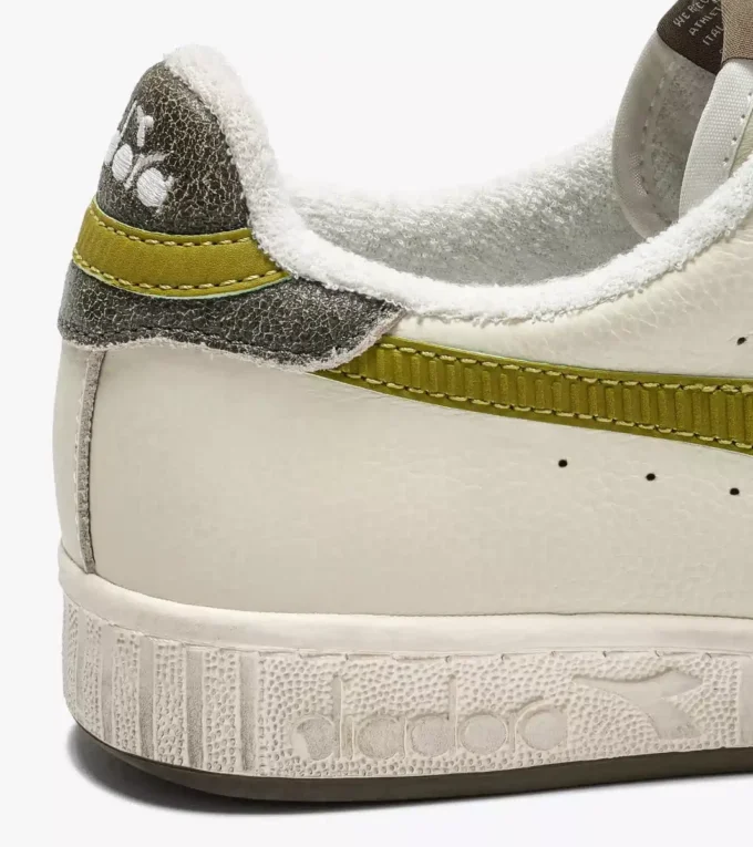 Game Low Stripes Waxed Retro-tennis sneaker Game Low Stripes Waxed Retro-tennis sneaker
